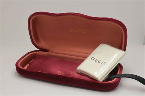 red gucci case|Gucci case for glasses.